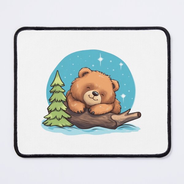 Artikelvorschau, colorful cute bear sleeps - Different logo size, position? Email me - entworfen und verkauft von Picture-Art.