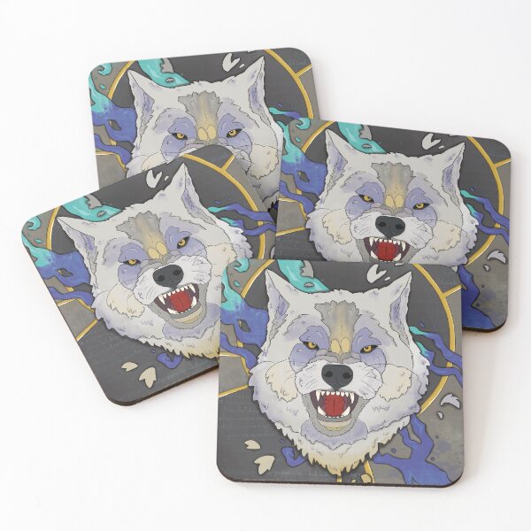 Item preview, Wolf in attack designed and sold by ChallaDesign.