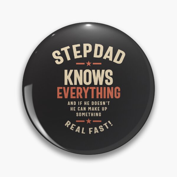 Item preview, Step Dad - The Master of Knowledge and Quick Thinking designed and sold by cidolopez.