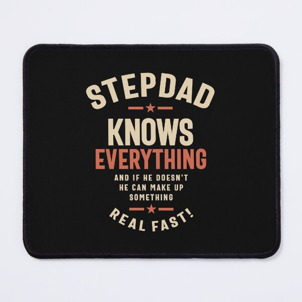Item preview, Step Dad - The Master of Knowledge and Quick Thinking designed and sold by cidolopez.