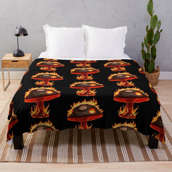 Item preview, Fire mushroom | Spicy mushroom | Black mushroom | Glowing mushroom designed and sold by IndigoTides.