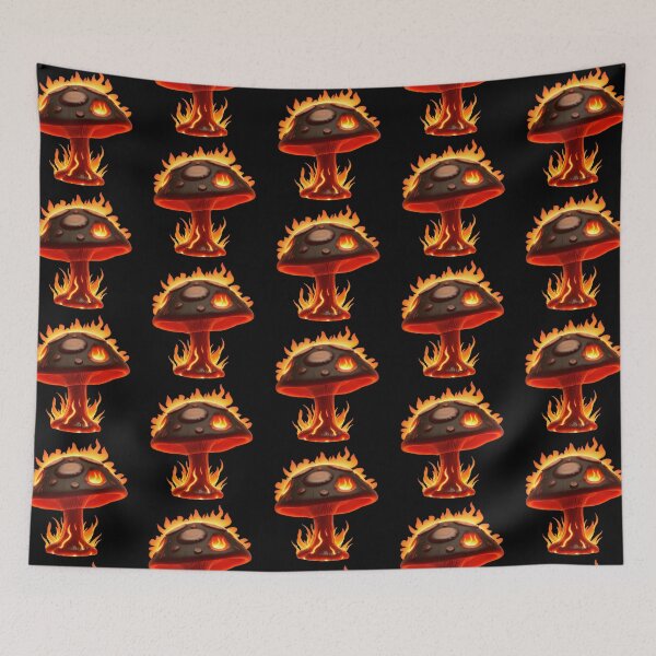 Item preview, Fire mushroom | Spicy mushroom | Black mushroom | Glowing mushroom designed and sold by IndigoTides.