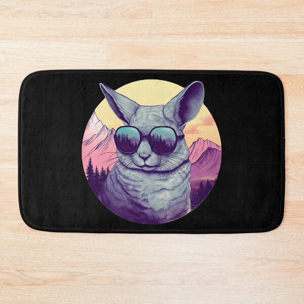 Item preview, Chinchilla Vibes: Sunset Mountains designed and sold by Nibble & Doodle.