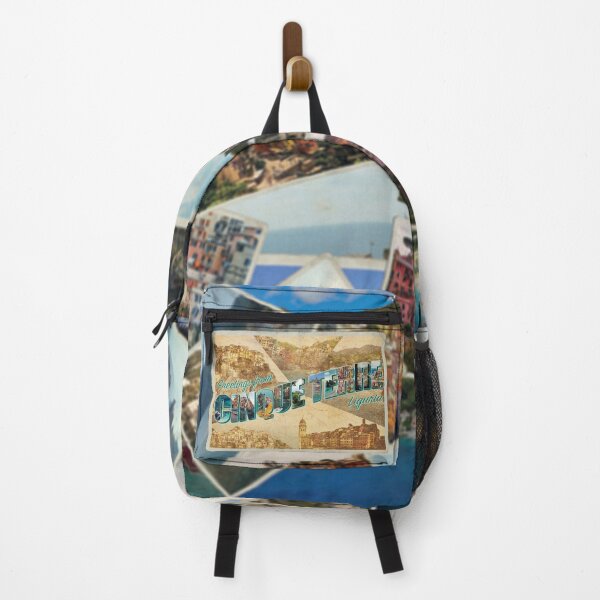 Item preview, Greetings from Cinque Terre in Liguria Vintage style retro souvenir designed and sold by DeveloperProp0.