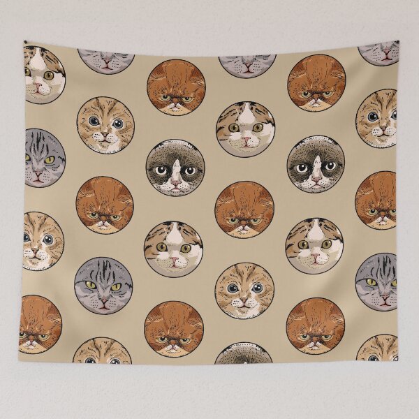 Item preview, Polka Meaw designed and sold by Huebucket.