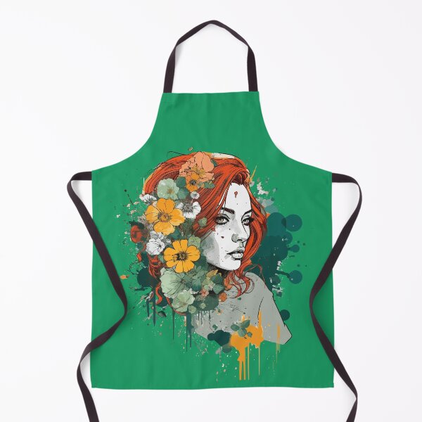 Item preview, Floral Illustration - Trash Polka Inspired - Irish woman designed and sold by brindled.
