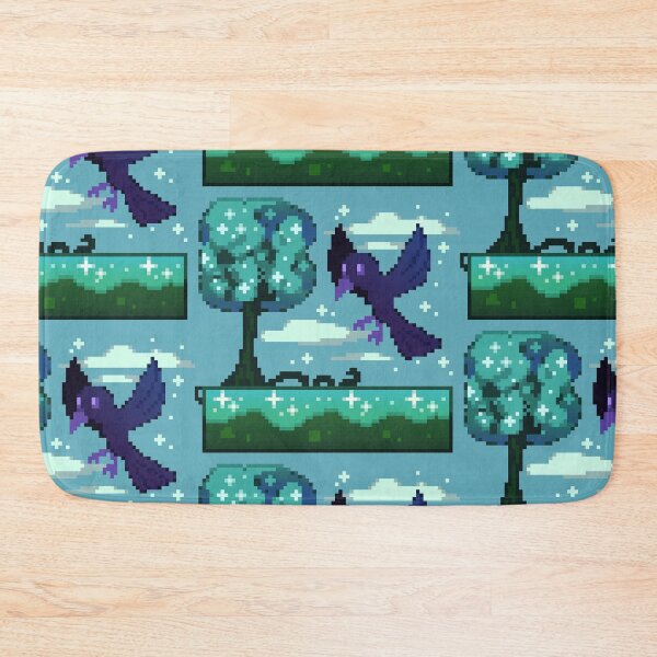 Item preview, Pixel Art - Crow and Tree designed and sold by Kaiko-Roku.