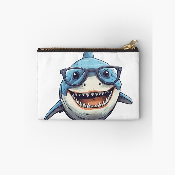 Item preview, Cute Smart Shark With Glasses - Can't Sea designed and sold by BaysparksMedia.