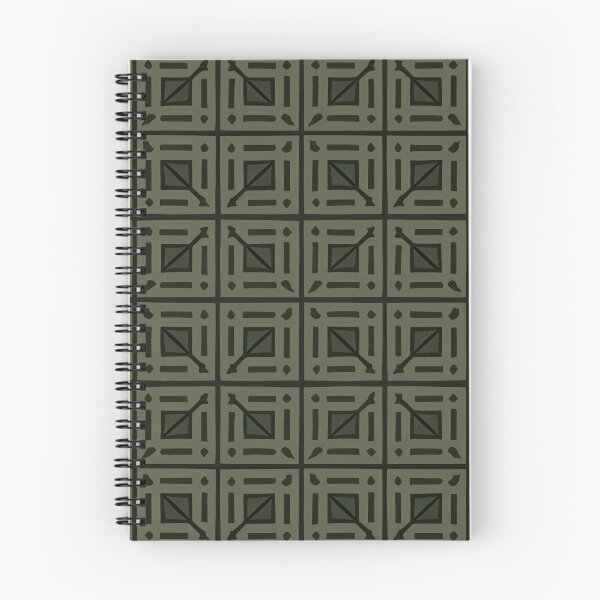 Item preview, Retro Tile Pattern pastel dark green designed and sold by RetroTile.
