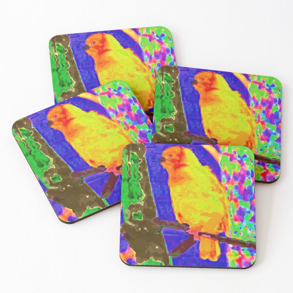 Item preview, YELLOW BIRD IN A TREE designed and sold by ArtbyRolleen.