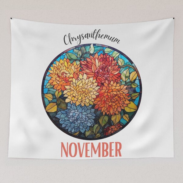 Item preview, November Birth Month Flowers 1 designed and sold by BloomBoutiqueTs.