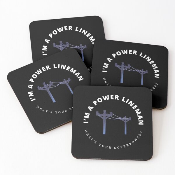 Item preview, Power Lineman Superpower designed and sold by TrumperStickers.