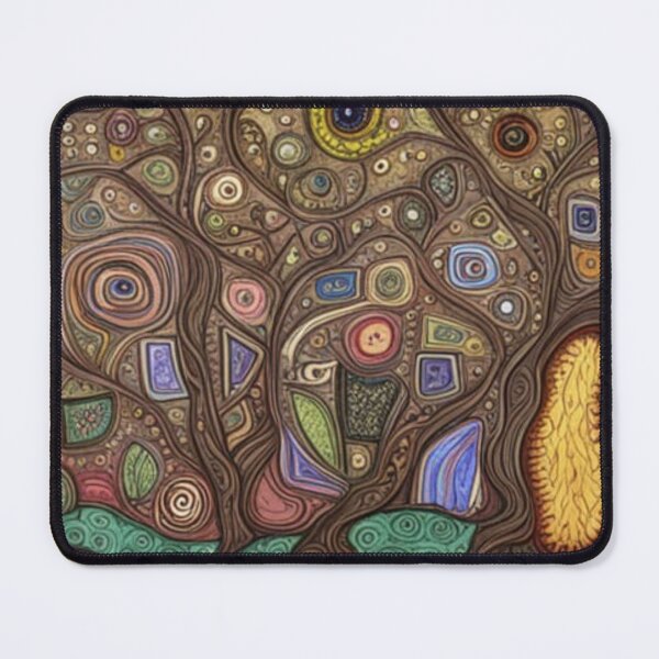 Item preview, Abstract Fairytale Folk Art Woodland designed and sold by EpicFoxArt.