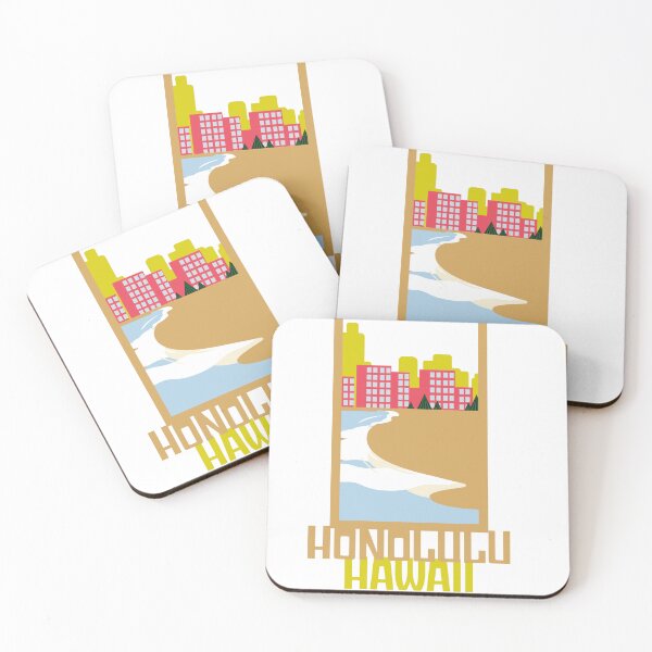Item preview, Honolulu Skyline designed and sold by Clever City Creations | where beyond apparel.