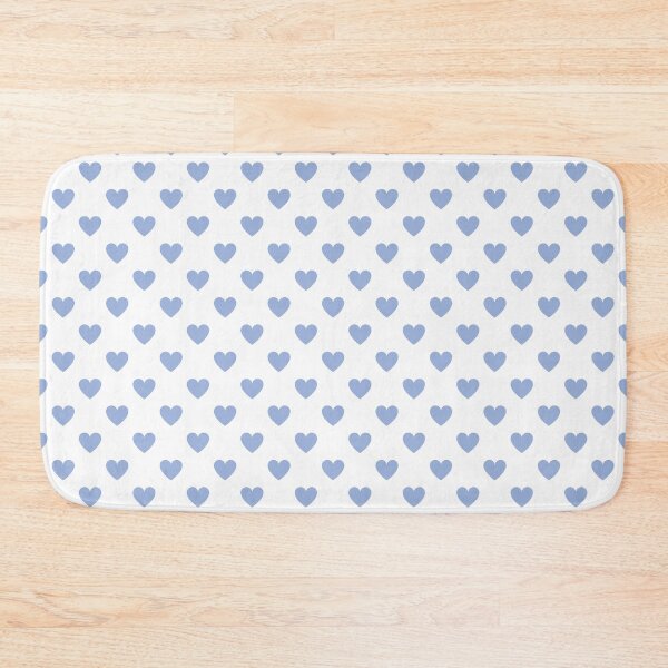 Item preview, Sky blue heart print on white - small designed and sold by LittleBettyMakes.