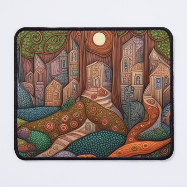 Item preview, Fairytale Folk Art Forest Houses designed and sold by EpicFoxArt.