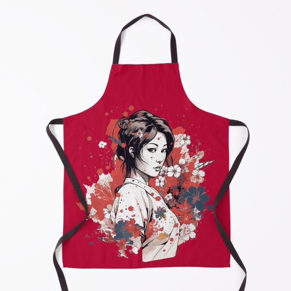Artikelvorschau, Florale Illustration - Trash Polka inspiriert - Japanerin entworfen und verkauft von brindled.