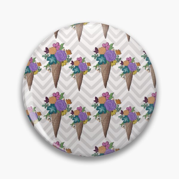 Item preview, Floral cones designed and sold by Fankaari.