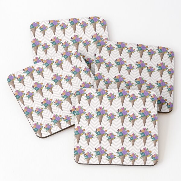 Item preview, Floral cones designed and sold by Fankaari.