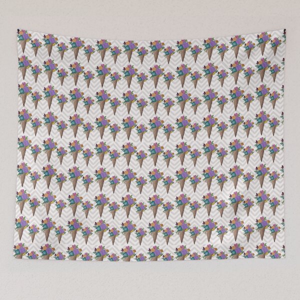 Item preview, Floral cones designed and sold by Fankaari.