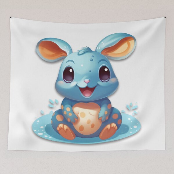 Aperçu de l'œuvre colorful cute fantasy animal creature 0001 - Different logo size, position? Email me - créée et vendue par Picture-Art.