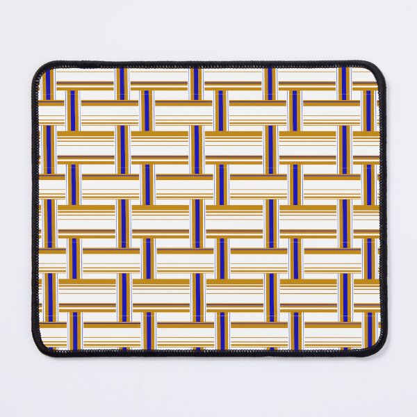 Item preview, Gold & BLue Classic Plaid Style Painted Seamless Pattern designed and sold by PatternsFTW.