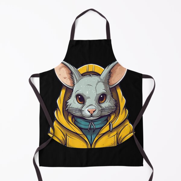 Item preview, Edgy Glasgow Chinchilla: Hoodie Sticker designed and sold by Nibble & Doodle.