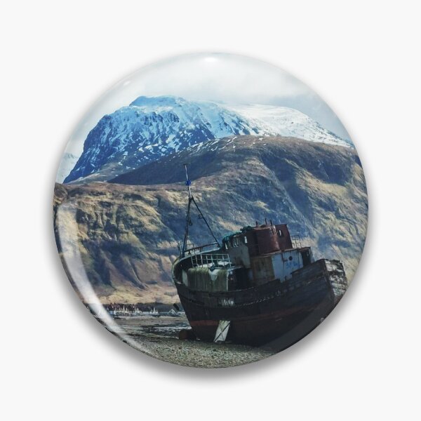 Item preview, The Old Fishing Boat beneath Ben Nevis designed and sold by MesmerizeArts.