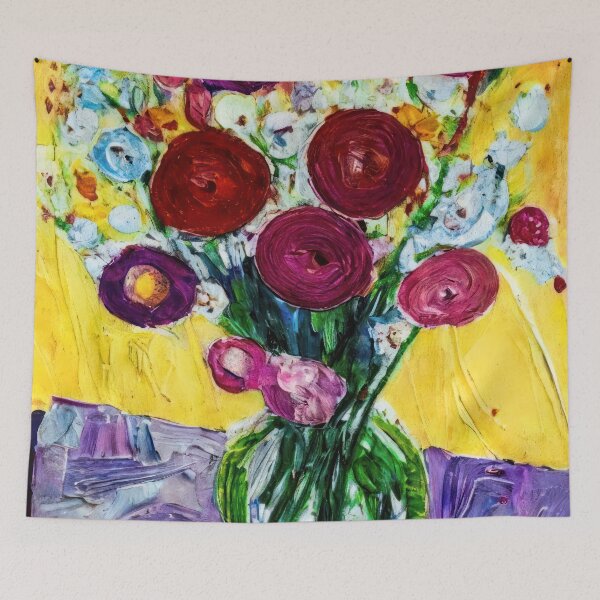 Item preview, Flower Art Print, Ai Generated Floral Painting 197 designed and sold by ArtPrintsAi.