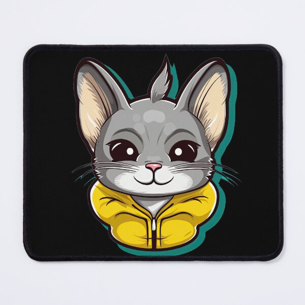 Item preview, Edgy Glasgow Chinchilla: Hoodie Sticker designed and sold by Nibble & Doodle.