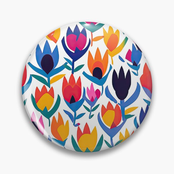 Item preview, Colorful Field Of Vibrant Tulips Floral Pattern designed and sold by Wonder Of Light.