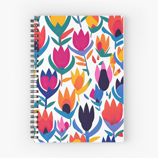 Item preview, Colorful Field Of Vibrant Tulips Floral Pattern designed and sold by Wonder Of Light.