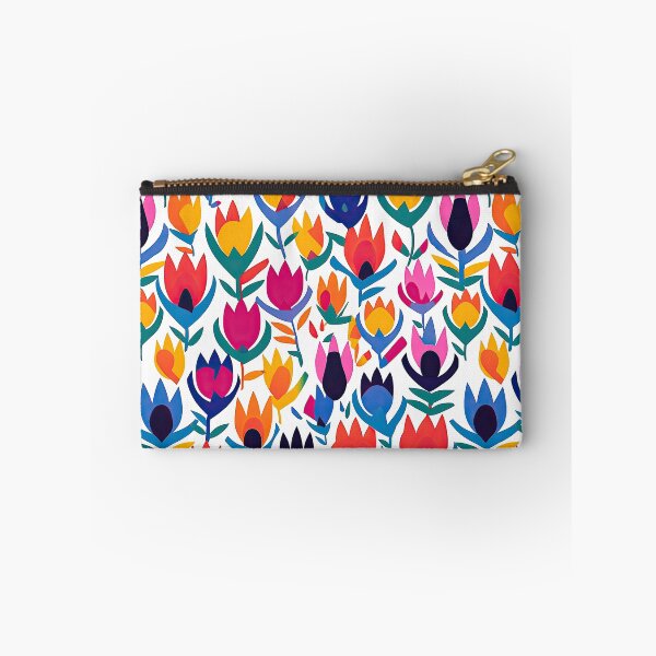 Item preview, Colorful Field Of Vibrant Tulips Floral Pattern designed and sold by Wonder Of Light.