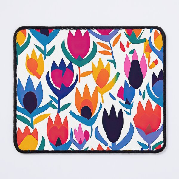Item preview, Colorful Field Of Vibrant Tulips Floral Pattern designed and sold by Wonder Of Light.