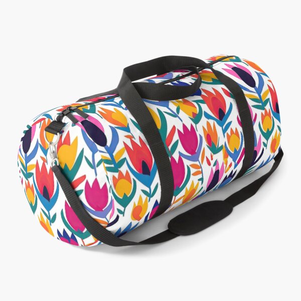 Item preview, Colorful Field Of Vibrant Tulips Floral Pattern designed and sold by Wonder Of Light.