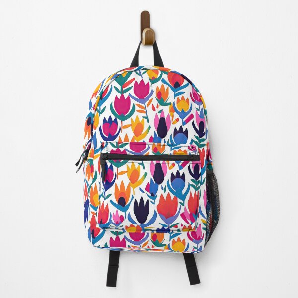 Item preview, Colorful Field Of Vibrant Tulips Floral Pattern designed and sold by Wonder Of Light.