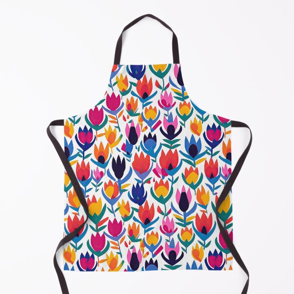 Item preview, Colorful Field Of Vibrant Tulips Floral Pattern designed and sold by Wonder Of Light.