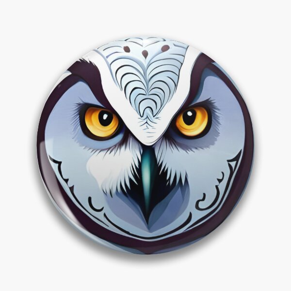 Item preview, Owl Bird Night Moon Water Color Nature Wildlife Art designed and sold by PixelCraving.