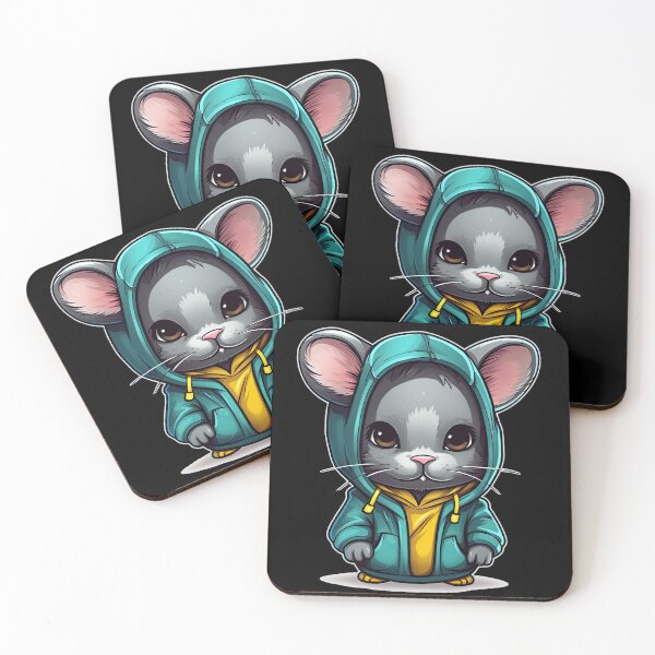 Item preview, Edgy Glasgow Chinchilla: Hoodie Sticker designed and sold by Nibble & Doodle.