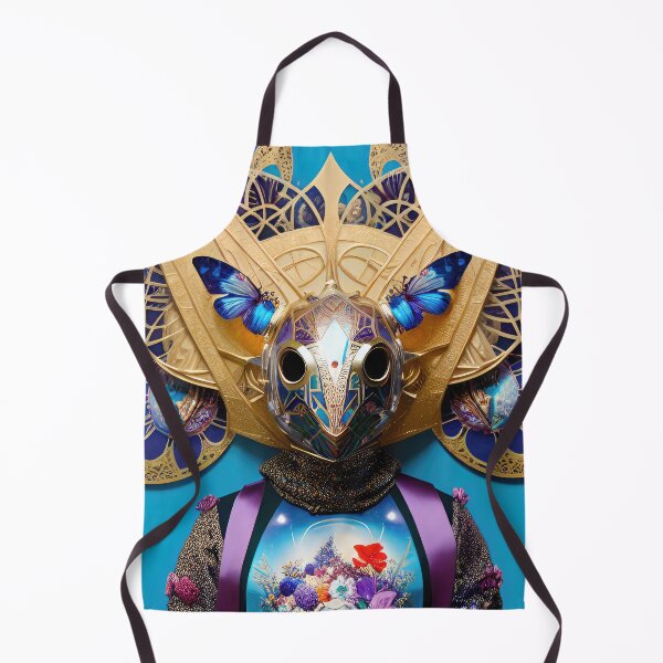 Item preview, Robot portrait with butterflies. designed and sold by HAKKI ARSLAN.