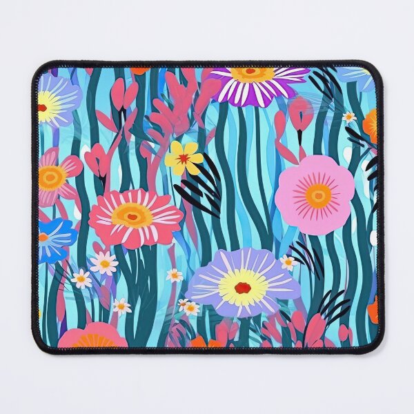Item preview, Colorful Field Of Vibrant Wild Flowers Floral Pattern designed and sold by Wonder Of Light.