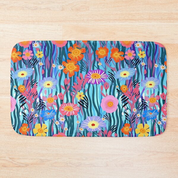 Item preview, Colorful Field Of Vibrant Wild Flowers Floral Pattern designed and sold by Wonder Of Light.