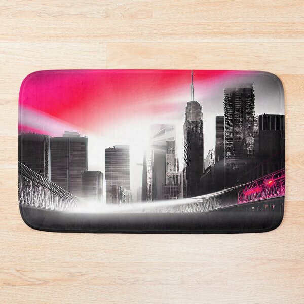 Item preview, City Landscape Brilliant Fushia designed and sold by deniselynnimage.