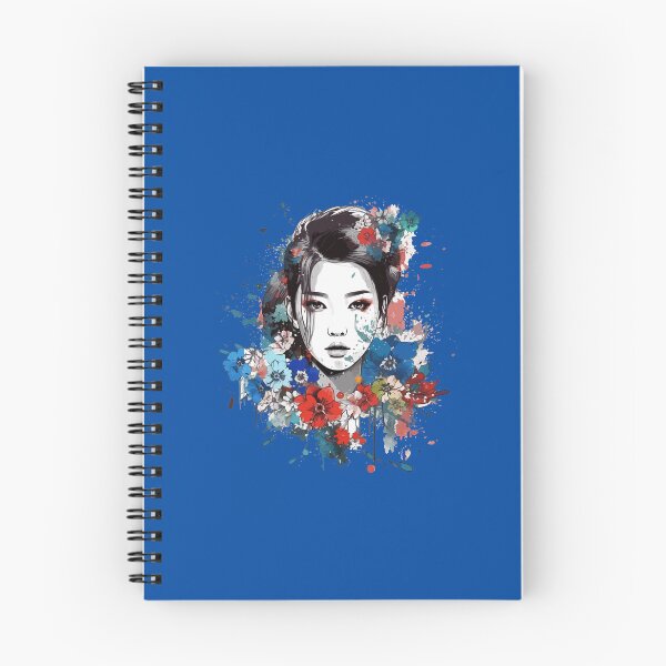 Item preview, Floral Illustration - Trash Polka Inspired - Korean woman designed and sold by brindled.