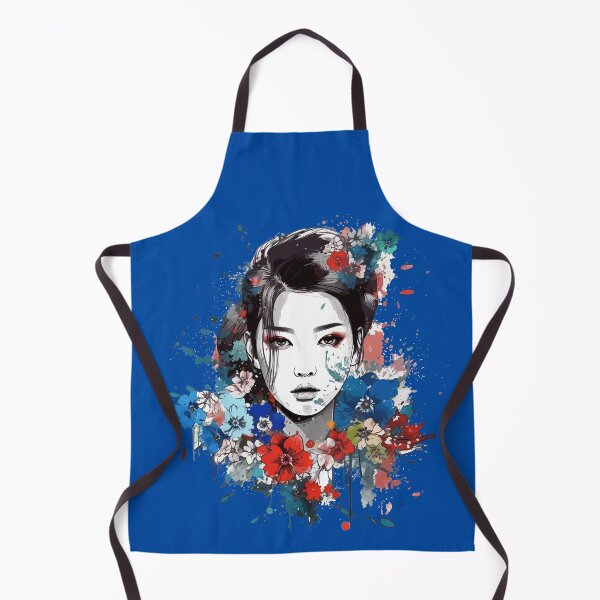 Item preview, Floral Illustration - Trash Polka Inspired - Korean woman designed and sold by brindled.