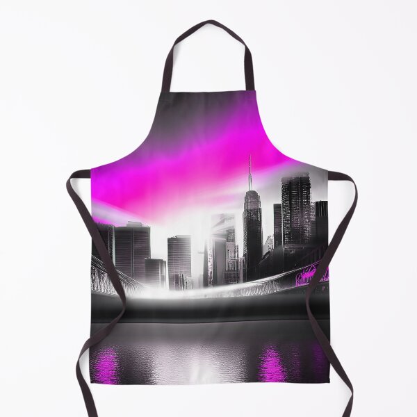 Artikelvorschau, City Landscape Hot Pink entworfen und verkauft von deniselynnimage.