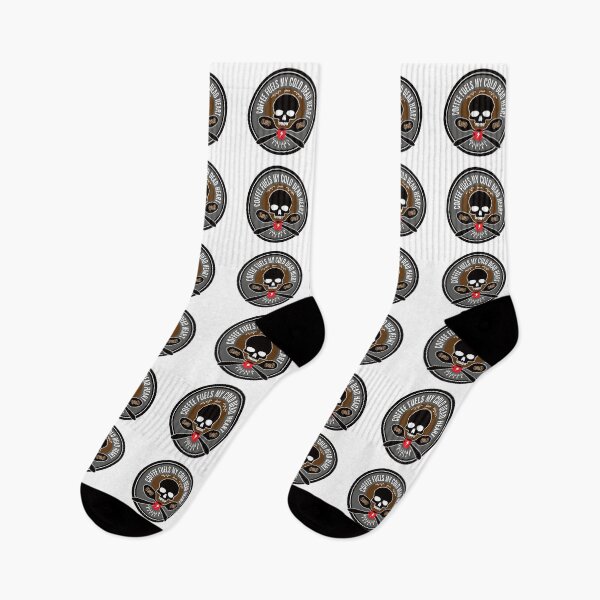 Item preview, Coffee Fuels my Cold Dead Heart (grey) designed and sold by ArtDoor54.