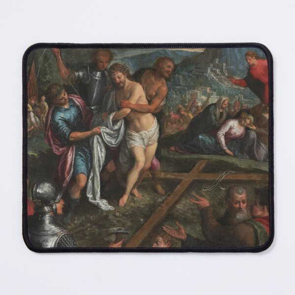 Item preview, Preparation for the Crucifixion | Italian Art | 1625 Baroque Biblical Art designed and sold by CJET.