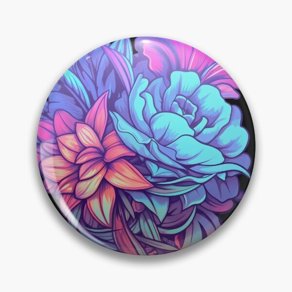 Item preview, Flores míticas Cyberpunk para señoritas designed and sold by NapNapSleeper.