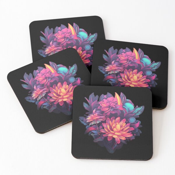 Item preview, Mythical Cyberpunk Glass Flowers for Single Ladies designed and sold by NapNapSleeper.